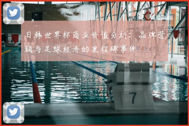 日韩世界杯商业价值分析：品牌营销与足球经济的里程碑事件